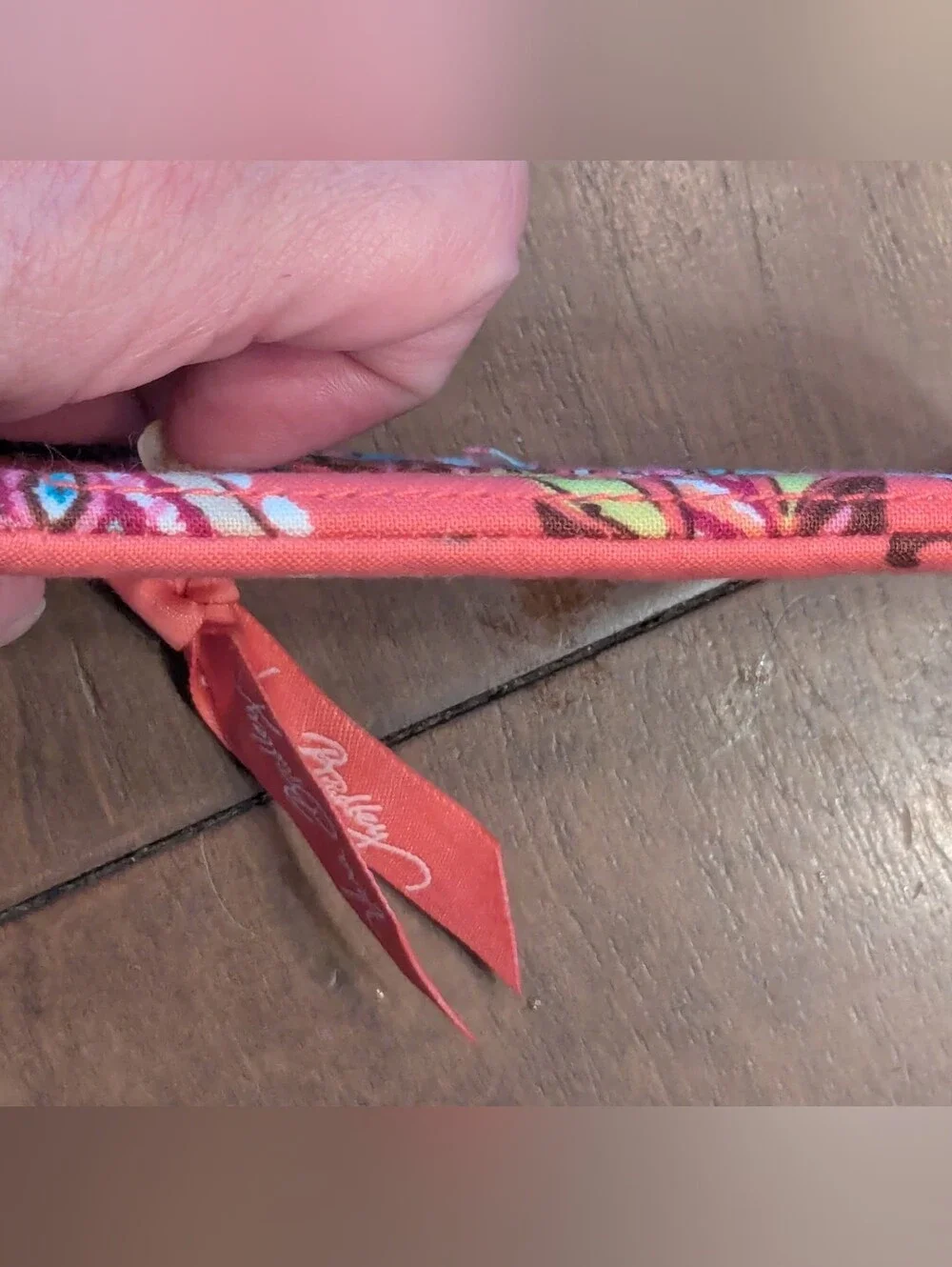 Vera Bradley Retired Call Me Coral Zip ID Case